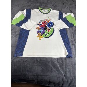 Walt Disney World Hockey Jersey‎ 2009 Sz M Mickey Mouse Goofy Pluto Donald Duck
